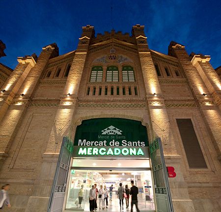 Fachada C-4240 Mercat de Sants (2014)